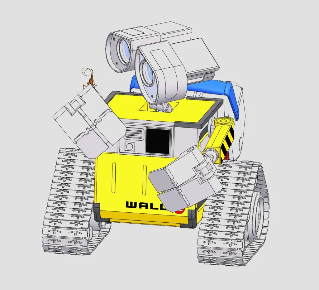 图片[2]-Wall-e机器人3D模型下载