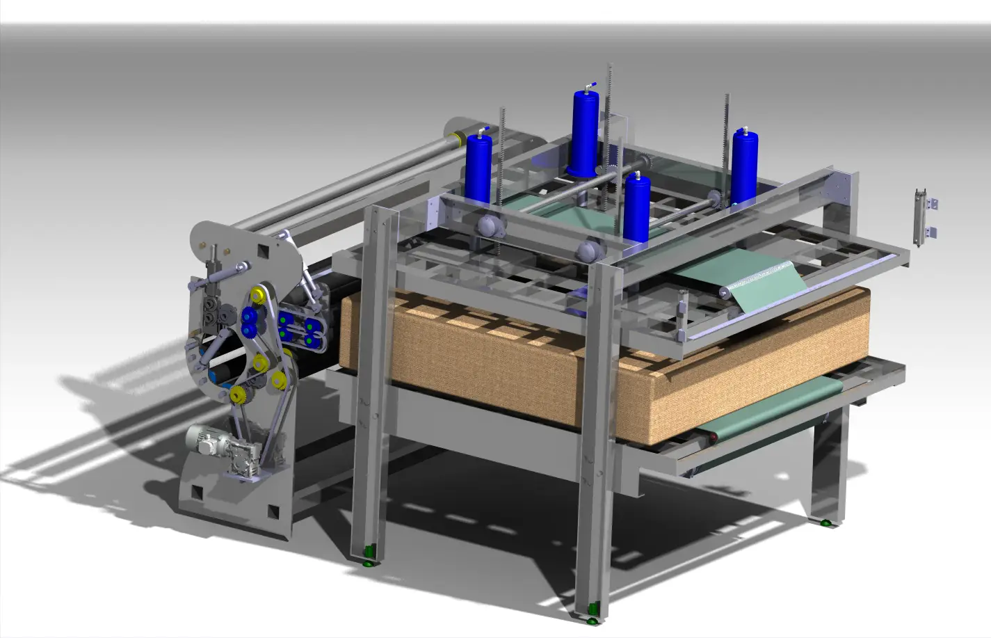 床垫包装机-3D模型下载