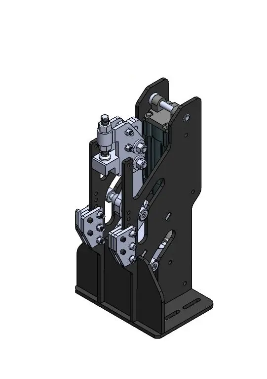 图片[3]-立式气动压紧钳3D模型下载