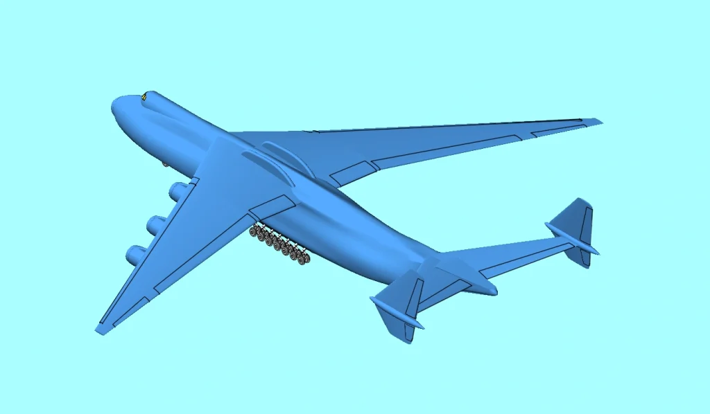 图片[3]-An-225大型运输机实体装配模型