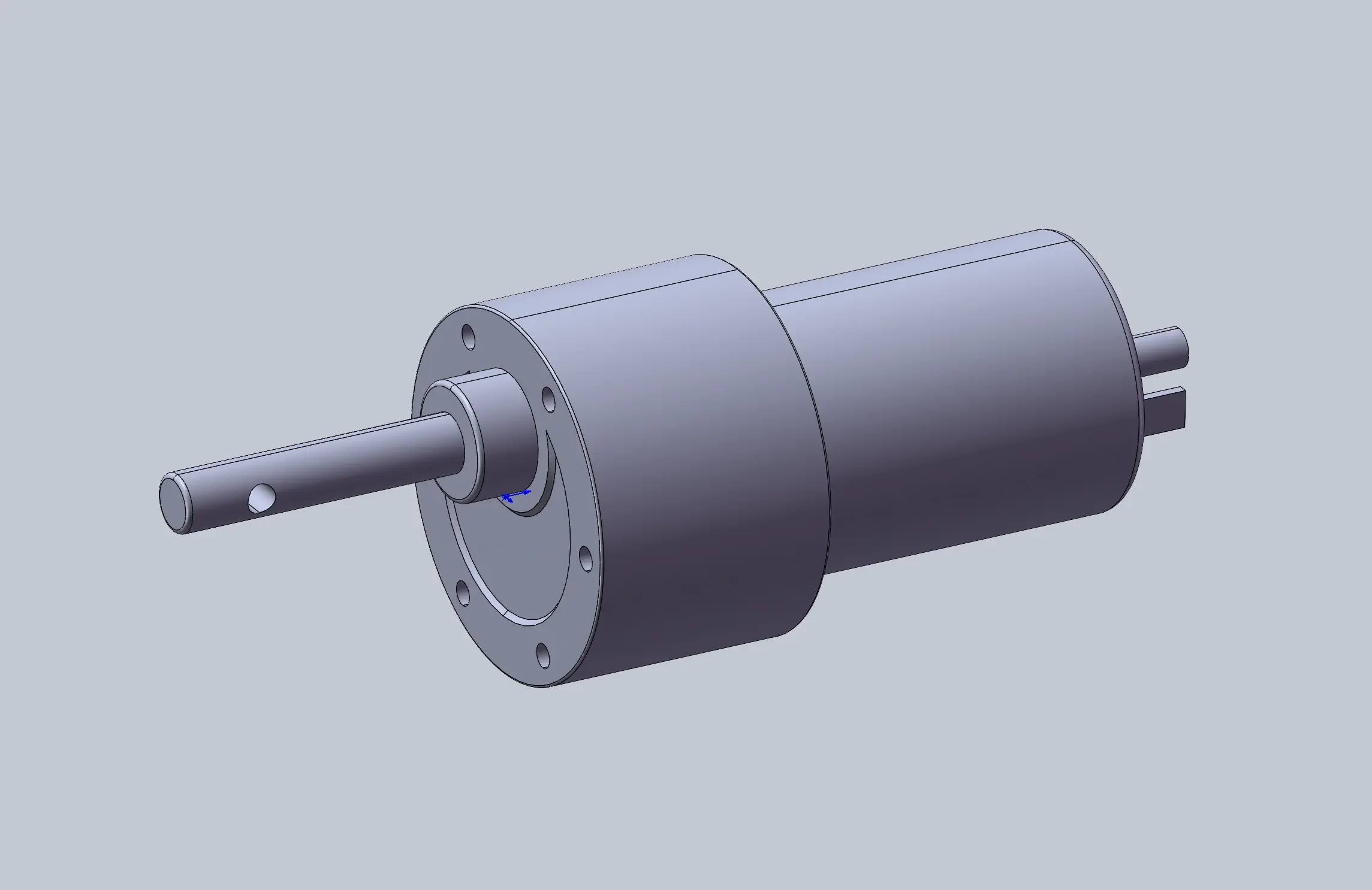 12V 200 RPM Johnson 齿轮式直流电机模型下载